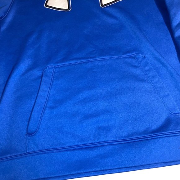 Under Armour Loose Coupe Lache Hoodie Size MD Kangaroo Pocket Royal Blue - Picture 8 of 16